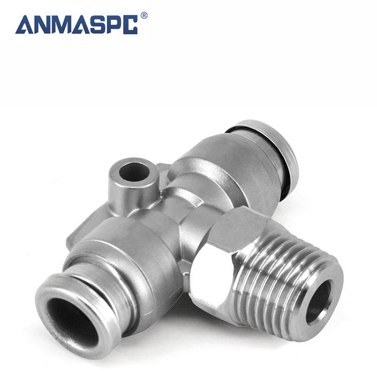 304 316 Stainless Steel Pneumatic Fitting Hose Connectors